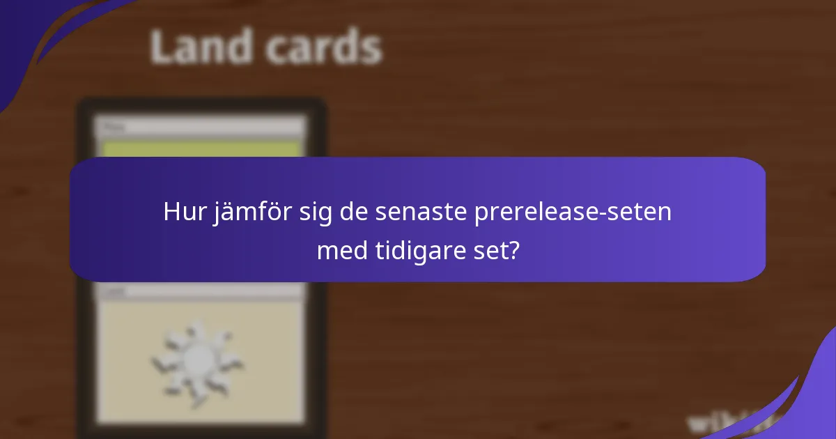 Hur är kortens sällsynthet fördelad i prerelease-seten?
