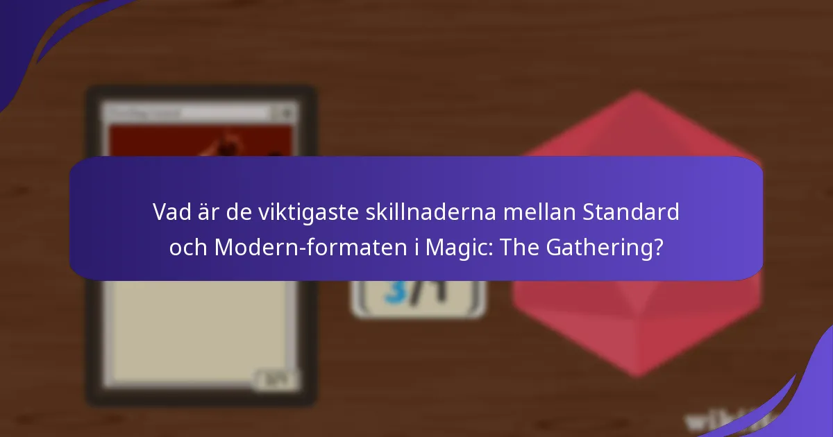 Vad är för- och nackdelarna med varje Magic: The Gathering-format?