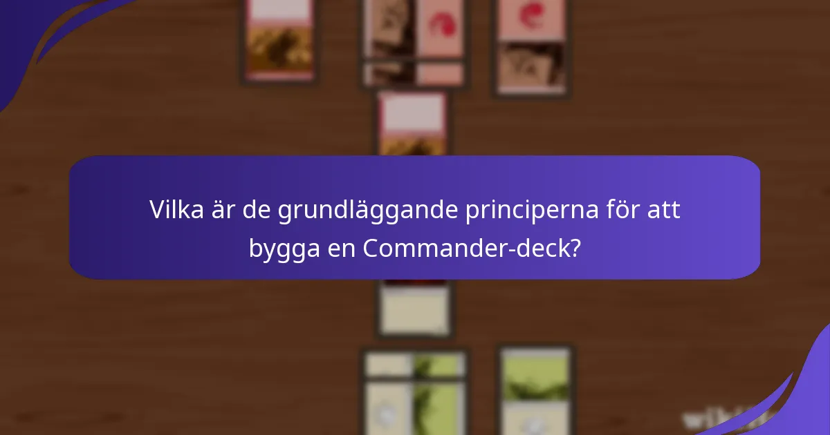 Vilka är effektiva spelstrategier i Commander?