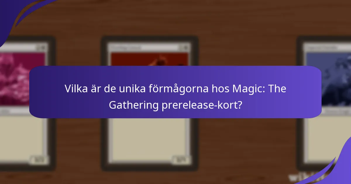 Vilka är speluppläggseffekterna av nya prerelease-mekanismer?