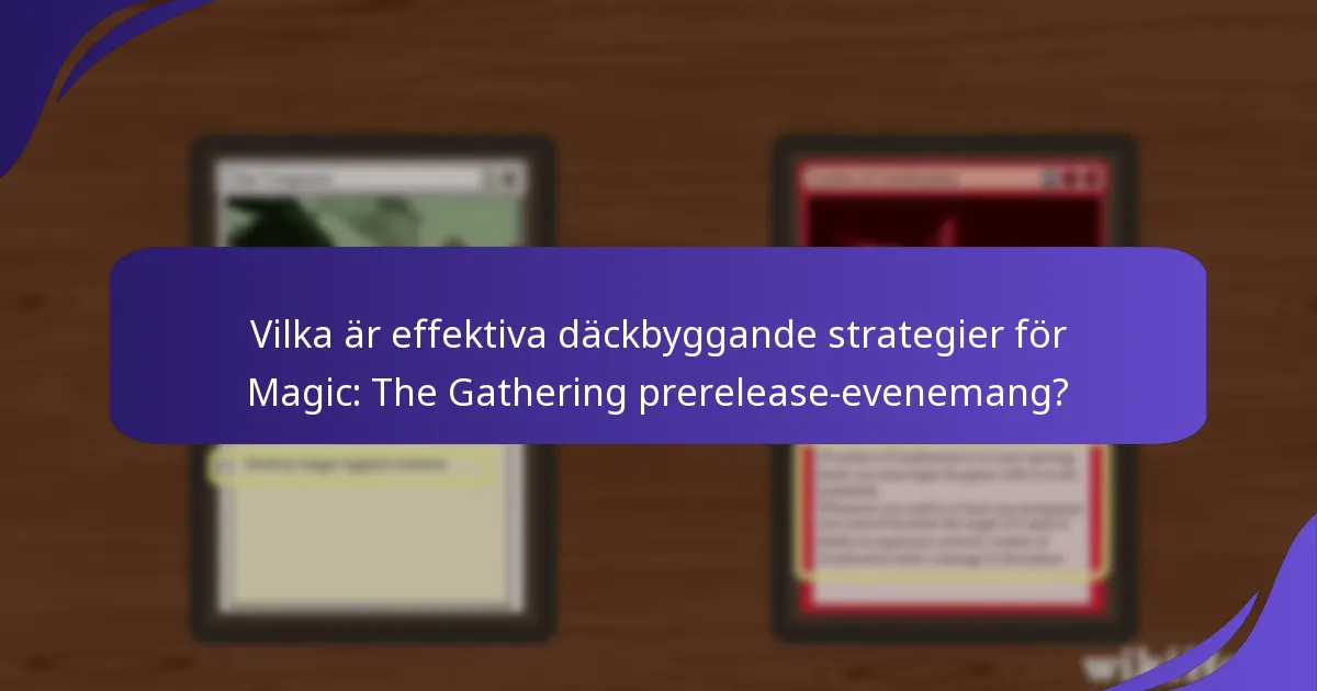 Vilka formatöverväganden bör spelare ha i åtanke för prerelease-evenemang?